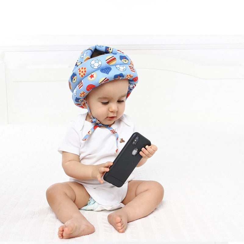 Baby Head Protector Infant Protective Harnesses Cap Adjustable Baby Helmet for Crawling Walking