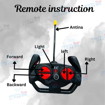 RC McQueen Remote Control Car For Kids 3–10 Years – 3D Lights, Rechargeable Battery