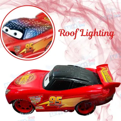 RC McQueen Remote Control Car For Kids 3–10 Years – 3D Lights, Rechargeable Battery