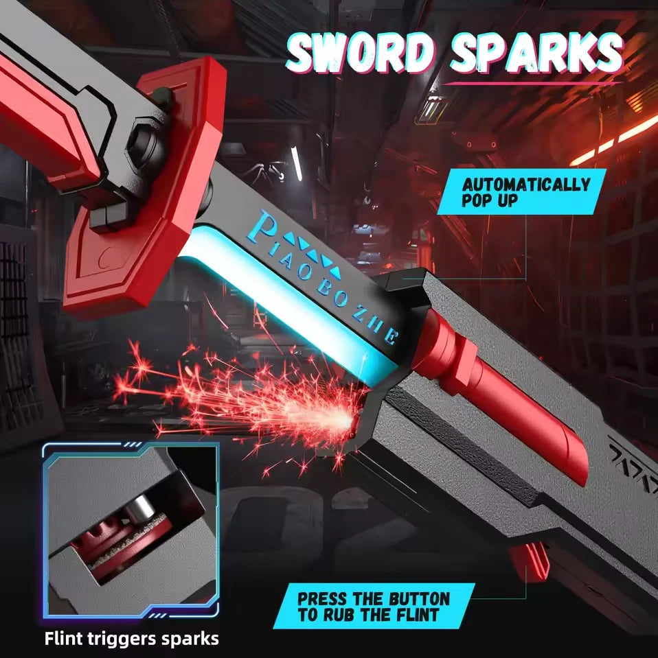Kids Multi-Color Battle Laser Sword With Smoke