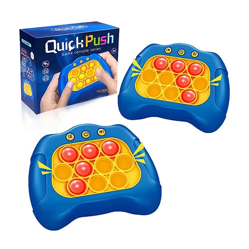 Pop Fidget Toy It Game, Push Bubble Stress Light-Up Toys, Pattern-Popping Game, Anti-Anxiety Autism Sensory Toy for Kids