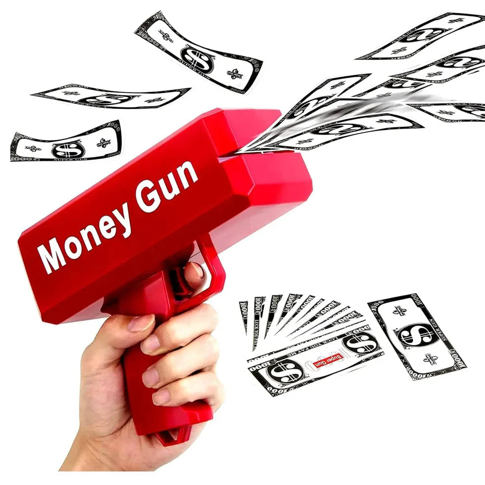 Money Gun Paper Spary Machine Toy (WF-3011)