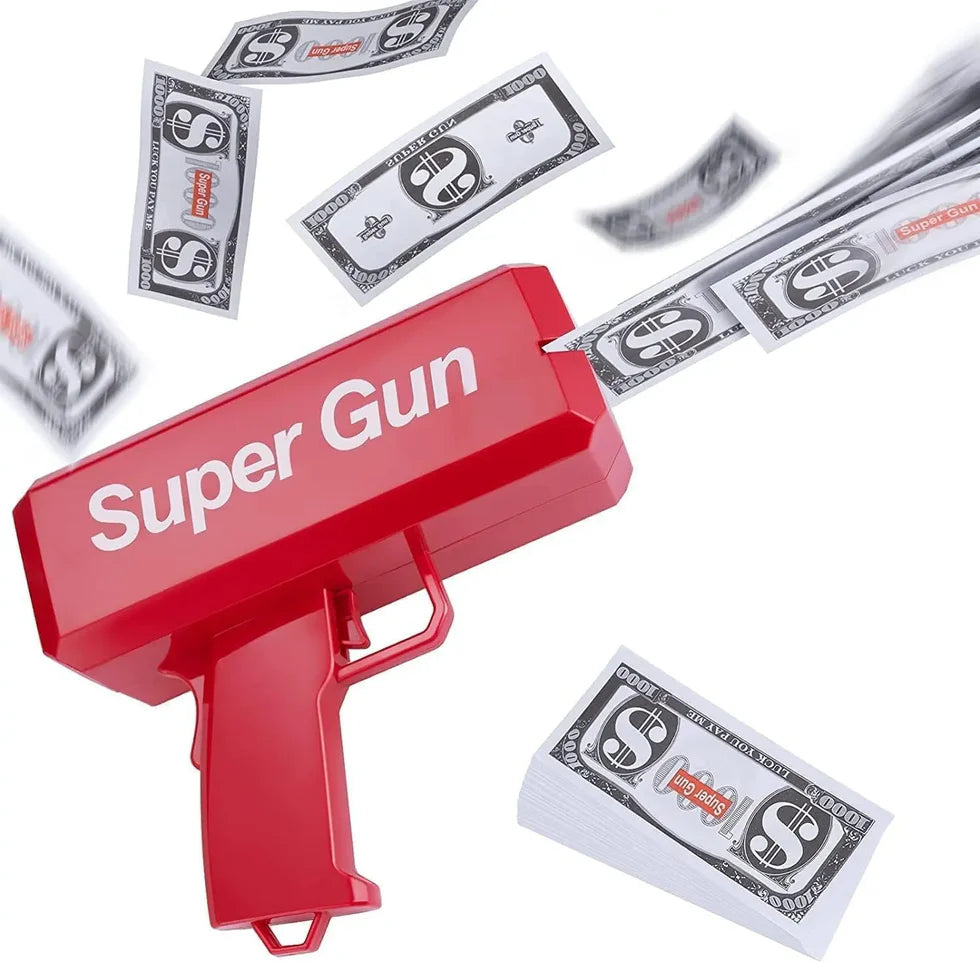 Money Gun Paper Spary Machine Toy (WF-3011)