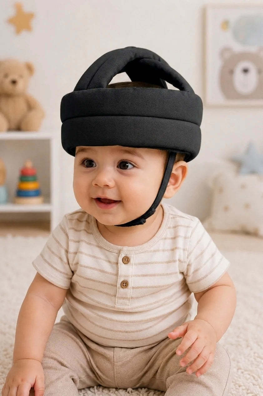 Baby Head Protector Infant Protective Harnesses Cap Adjustable Baby Helmet for Crawling Walking