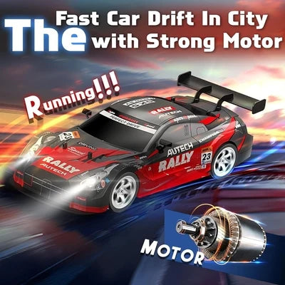 30Km/h 2.4GHz RC 4WD Nissan GTR Drifting Car