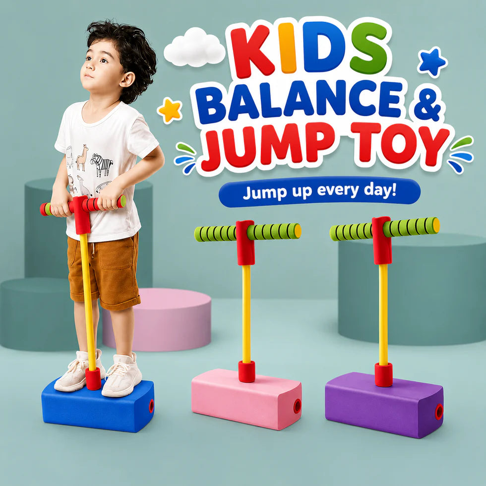 Kids Balance & Jump Toy – Grow Taller Frog Bouncer (ENJOY-S)