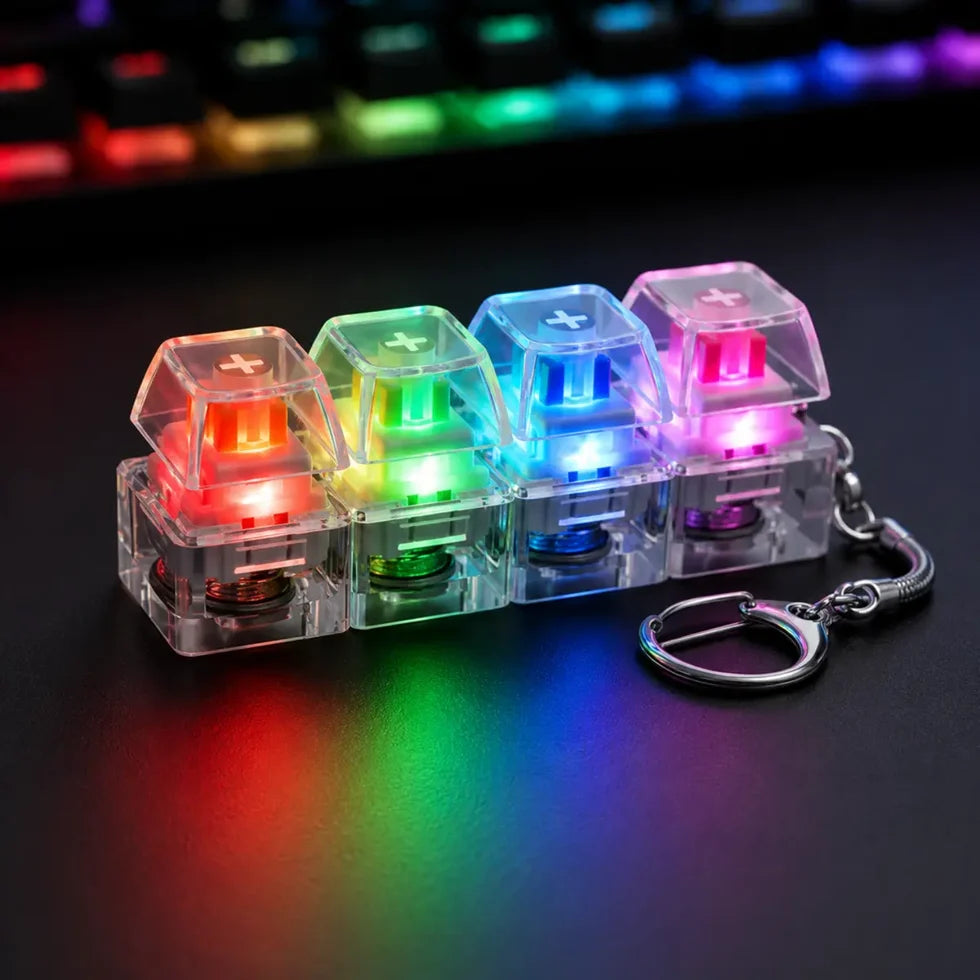 Mini Keyboard Fidget Keychain